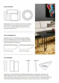 KLEPPE MØBELFABRIKK AS Select - Sofabord -Møbel butikk 331850002 8888039 3